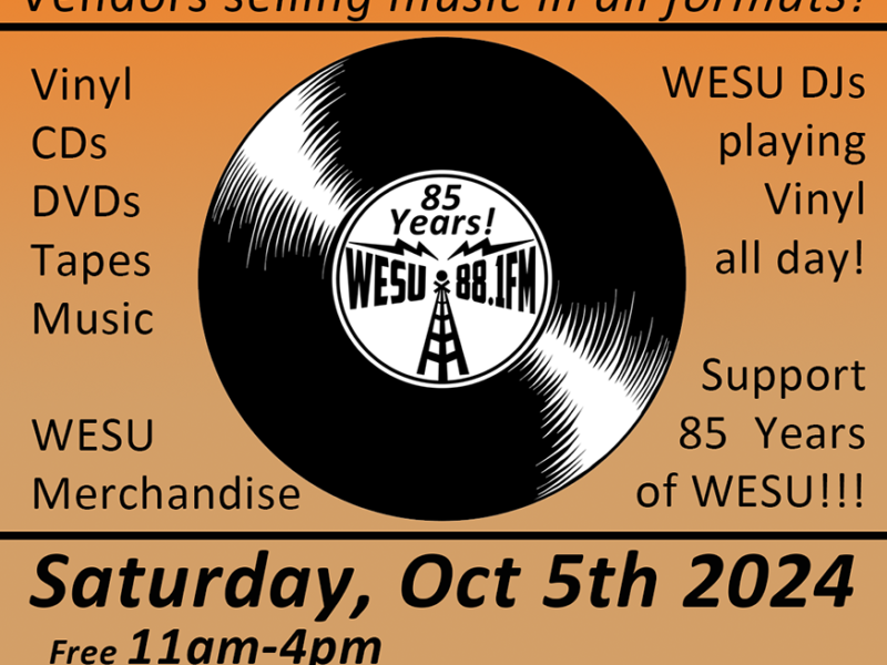 WESU Fall Record Fair